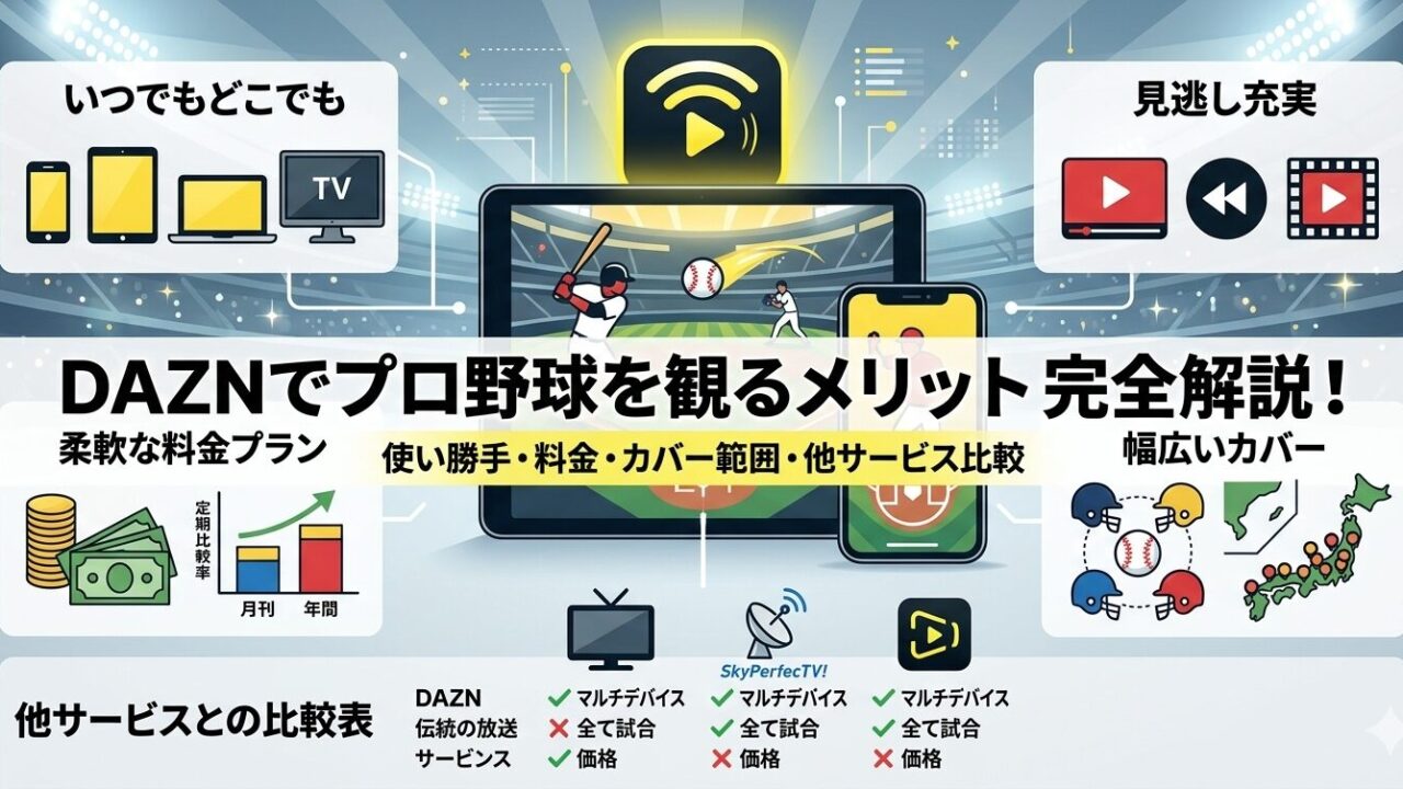 DAZNプロ野球紹介